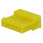 Conector pas semnal, 5 pini, pas pini 3.96mm, mama, TE Connectivity - 3-640427-5