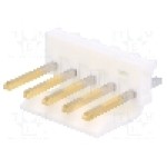 Conector pas semnal, 5 pini, pas pini 3.96mm, tata, MOLEX - 26-61-4050