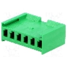 Conector pas semnal, 6 pini, pas pini 3.96mm, mama, TE Connectivity - 280592