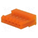 Conector pas semnal, 6 pini, pas pini 3.96mm, mama, TE Connectivity - 3-640426-6