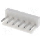 Conector pas semnal, 6 pini, pas pini 3.96mm, tata, JST - B6P-VH (LF)(SN)