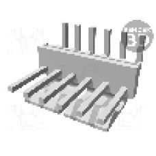 Conector pas semnal, 6 pini, pas pini 3.96mm, tata, MOLEX - 26605060 Conector pas semnal, 6 pini, pas pini 3.96mm, tata, MOLEX - 26605060