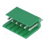 Conector pas semnal, 6 pini, pas pini 3.96mm, tata, TE Connectivity - 280611-1