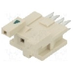 Conector semnal, 2 pini, pas 2.5mm, serie DF1, HIROSE - DF1-2S-2.5R24(05)