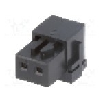 Conector semnal, 2 pini, pas 2.5mm, serie NR, JST - 02NR-E4K