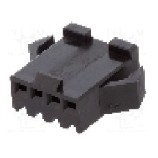 Conector semnal, 4 pini, pas 2.5mm, serie SM, JST - SMP-04V-BC