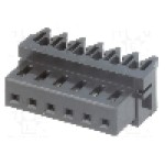 Conector semnal, 6 pini, pas 2.5mm, serie NR, JST - 06NR-E4K