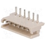 Conector semnal, 6 pini, pas 2.5mm, serie SPOX, MOLEX - 22-05-7065 Conector semnal, 6 pini, pas 2.5mm, serie SPOX, MOLEX - 22-05-7065