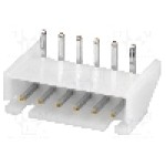 Conector semnal, 6 pini, pas 2.5mm, serie XH, JST - S6B-XH-A-1