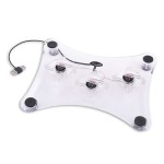 Suport laptop din plastic, 3 ventilatoare, 295X242X50 mm, L102562