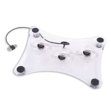 Suport laptop din plastic, 3 ventilatoare, 295X242X50 mm, L102562