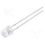 Dioda CRLED 5mm, galbena, plat, 12V, OPTOSUPPLY - OSY5MA57E1A-CRLED14