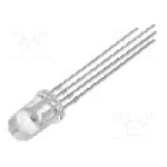 Dioda LED 5mm, RGB, convex, 1.6...2.6/2.8...3.8/2.8...3.8V, LUCKYLIGHT - LL-509RGBC2E-004