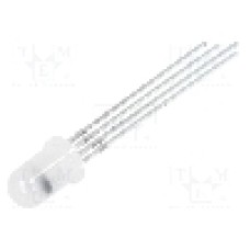 Dioda LED 5mm, RGB, convex, 1.6...2.6/2.8...4/2.8...4V, LUCKYLIGHT - LL-509RGBM2E-004 Dioda LED 5mm, RGB, convex, 1.6...2.6/2.8...4/2.8...4V, LUCKYLIGHT - LL-509RGBM2E-004