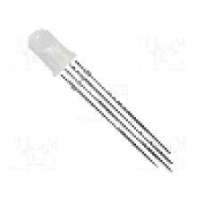 Dioda LED 5mm, RGB, convex, 1.8...2.2V, NTE Electronics - NTE30154