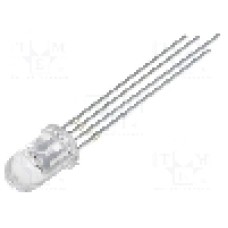 Dioda LED 5mm, RGB, convex, 1.8...2.4/2.8...4/2.8...4V, OPTOSUPPLY - OSTA5131A-C