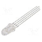 Dioda LED 5mm, RGB, convex, 2.1...2.6/3.1...3.6/3.1...3.6V, OPTOSUPPLY - OSTAPA5201A