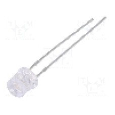 Dioda LED 5mm, albastru, plat, 2.6...3.6V, LUCKYLIGHT - LL-504BC1E-B4-2B