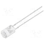 Dioda LED 5mm, albastru, plat, 2.8...3.6V, OPTOSUPPLY - OSB5SA5GA1B