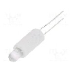Dioda LED 5mm, alb cald, convex, 1.2...1.5V, OPTOSUPPLY - OSM5DK5111A-1V