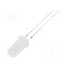 Dioda LED 5mm, alb cald, plat, 2.7...3.4V, OPTOSUPPLY - OSM5DK5TA2A