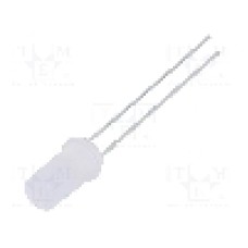 Dioda LED 5mm, alb cald, plat, 2.7...3.4V, OPTOSUPPLY - OSMMD25TK2A