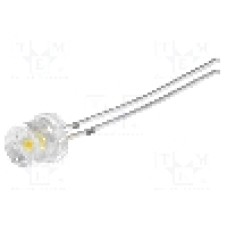 Dioda LED 5mm, alb cald, plat, 2.9...3.6V, OPTOSUPPLY - OSM5DK57E1A