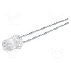 Dioda LED 5mm, alb rece, concav, 2.8...3.8V, LUCKYLIGHT - LL-504WC2K-W2-3P