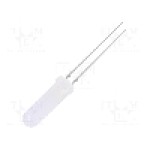 Dioda LED 5mm, alb rece, convex, 2.7...3.4V, OPTOSUPPLY - OSW5DK6EE2A