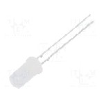 Dioda LED 5mm, alb rece, plat, 2.7...3.4V, OPTOSUPPLY - OSWWD25TK2A