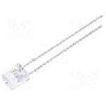 Dioda LED 5mm, alb rece, plat, 2.8...4V, OPTOSUPPLY - OSPW53E1A-MN