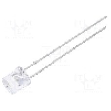 Dioda LED 5mm, alb rece, plat, 2.8...4V, OPTOSUPPLY - OSPW53E1A-MN