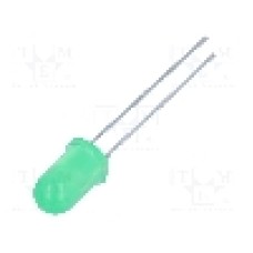 Dioda LED 5mm, galben-verde, convex, 2.1V, ROHM SEMICONDUCTOR - SLR-56MG3F