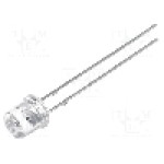 Dioda LED 5mm, galben-verde, plat, 1.8...2.4V, OPTOSUPPLY - OSUG53E1A-JK