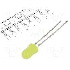 Dioda LED 5mm, galbena, convex, 1.8...2.4V, OPTOSUPPLY - OSNY5134A-T