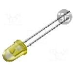 Dioda LED 5mm, galbena, convex, 1.8...2.6V, OPTOSUPPLY - OS5YAA5A34A-1-VW