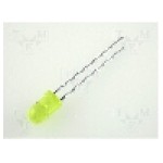 Dioda LED 5mm, galbena, convex, 2.1...2.5V, KINGBRIGHT ELECTRONIC - L-53LYD