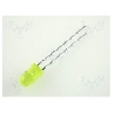 Dioda LED 5mm, galbena, convex, 2.1...2.5V, KINGBRIGHT ELECTRONIC - L-53LYD