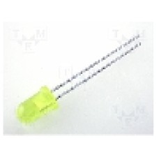Dioda LED 5mm, galbena, convex, 2...2.5V, KINGBRIGHT ELECTRONIC - L-53SYD Dioda LED 5mm, galbena, convex, 2...2.5V, KINGBRIGHT ELECTRONIC - L-53SYD
