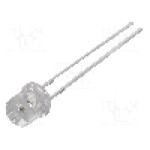 Dioda LED 5mm, galbena, plat, 1.8...2.4V, OPTOSUPPLY - OS5YPM57E1A-LM