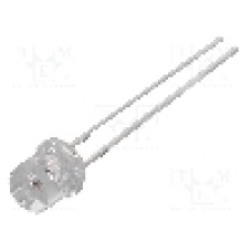 Dioda LED 5mm, galbena, plat, 1.8...2.4V, OPTOSUPPLY - OS5YPM57E1A-LM