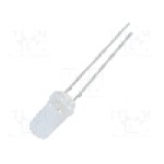 Dioda LED 5mm, galbena, plat, 1.8...2.6V, OPTOSUPPLY - OS5YEA5TC5A