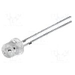 Dioda LED 5mm, galbena, plat, 1.8...2.6V, OPTOSUPPLY - OSY5RU57E1A