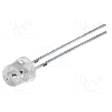 Dioda LED 5mm, galbena, plat, 1.8...2.6V, OPTOSUPPLY - OSY5RU57E1A