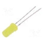 Dioda LED 5mm, galbena, plat, 1.8...2.6V, OPTOSUPPLY - OSYYR25TK4A