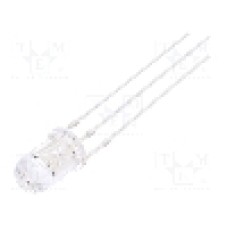 Dioda LED 5mm, galben/verde, convex, 5V, OPTOSUPPLY - OSYPMC5B31A-5V