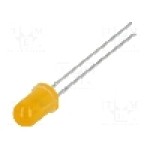 Dioda LED 5mm, portocalie, convex, 1.6...2.6V, LUCKYLIGHT - LL-503AD2E-A1