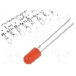 Dioda LED 5mm, roşie, convex, 1.8...2.6V, OPTOSUPPLY - OSNR5134B-T
