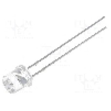 Dioda LED 5mm, roşie, plat, 1.8...2.4V, OPTOSUPPLY - OSHR53E1A-IJ