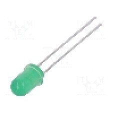 Dioda LED 5mm, verde, convex, 1.9...2.5V, KINGBRIGHT ELECTRONIC - L-7113LGD Dioda LED 5mm, verde, convex, 1.9...2.5V, KINGBRIGHT ELECTRONIC - L-7113LGD